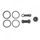 Replacement rubber parts brake calipers ARIETE 12874-PI 25 mm