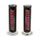 Pair of Racing Grips ACCOSSATO GR002 with red Accossato Sign - Made in Italy