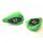 Crash sliders RDMOTO KTM13N green polyamide with black caps