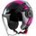 Otvorená helma JET AXXIS METRO ABS cool b8 matná fluor ružová M