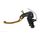 Clutch master cylinder ready to brake ACCOSSATO 16x16 with gold folding lever (nut + lever)