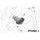 Posuvníky rámu PUIG R12 1868B biela so šedou gumou