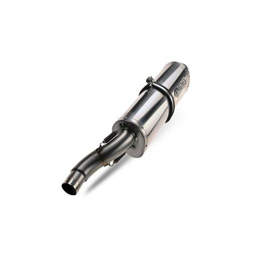 DVOJITÁ KONCOVKA VÝFUKU SLIP - ON GPR TRIOVAL A.60.TRI LEŠTENÁ NEREZOVÁ OCEĽ