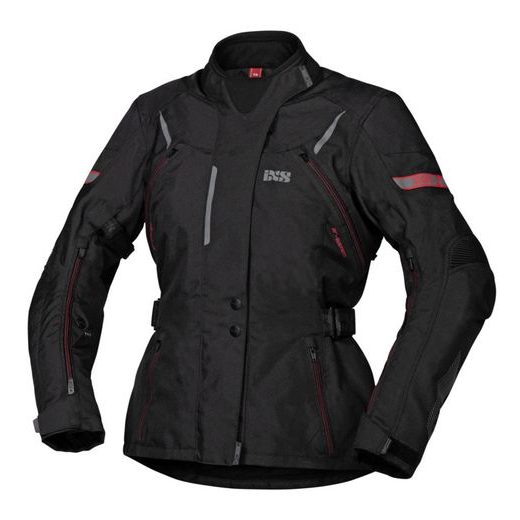 TOUR WOMEN'S JACKET IXS LIZ-ST X55050 ČIERNO-ČERVENÁ DXS