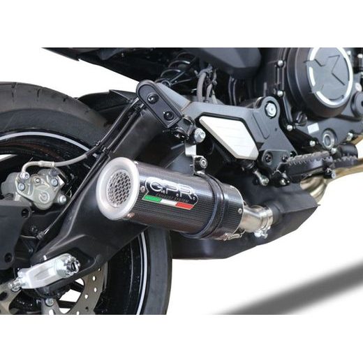 KONCOVKA VÝFUKU SLIP-ON GPR M3 POPPY E5.CF.16.1.M3.PP BRUSHED STAINLESS STEEL INCLUDING REMOVABLE DB KILLER AND LINK PIPE