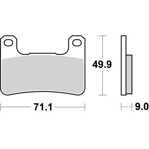 BRZDOVÉ OBLOŽENIE BREMBO 07SU27RC