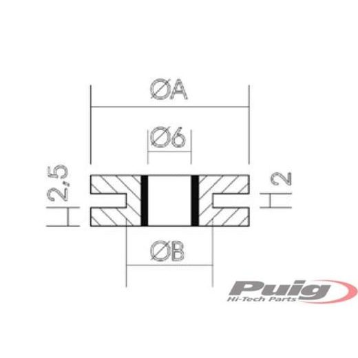 SKRUTKOVACIE MATICE PUIG 1888N 22 X 12 X 2,5 X 2 25PCS