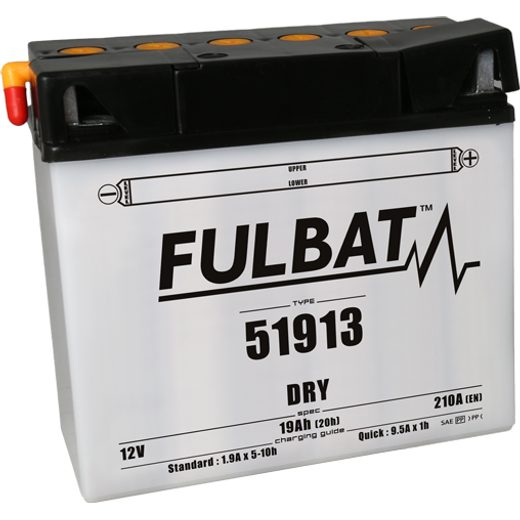 KONVENČNÝ AKUMULÁTOR ( S KYSELINOU) FULBAT 51913 VRÁTANE BALENIA KYSELINY