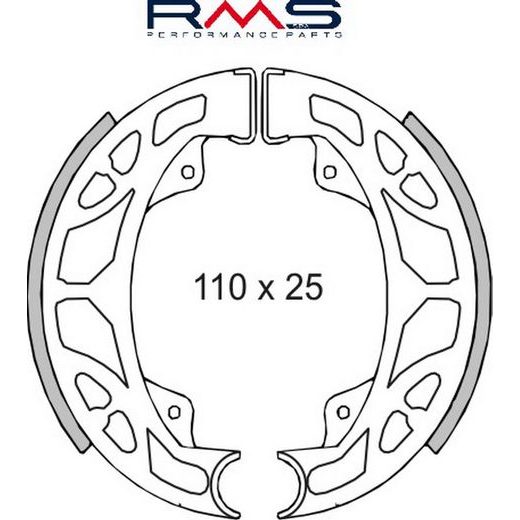 BRZDOVÉ ČEĽUSTE RMS 225120350 ZADNÁ