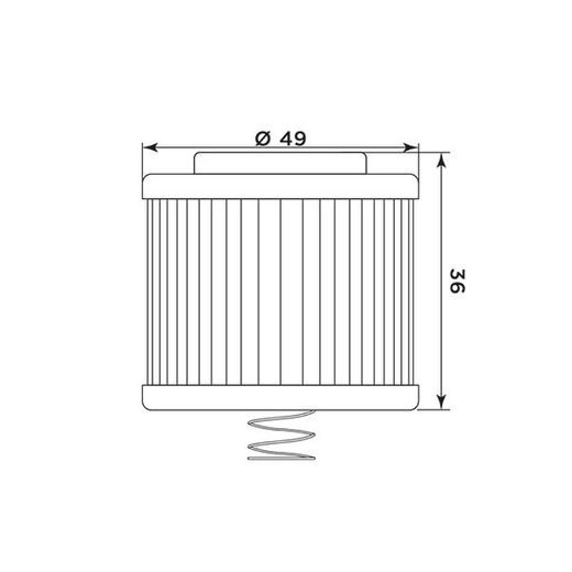 OLEJOVÝ FILTER MIW Y4020 (ALT. HF540)