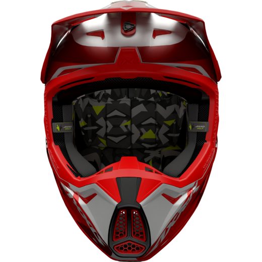 MOTOKROSOVÁ HELMA AXXIS WOLF BANDIT B5 MATNÁ ČERVENÁ XXL