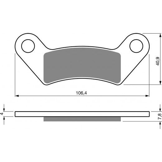 BRZDOVÉ OBLOŽENIE GOLDFREN 413 K5