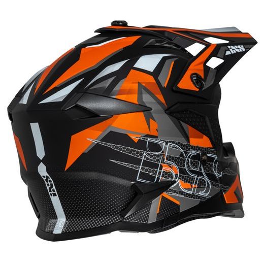 CROSS HELMET IXS IXS363 2.0 X12045 BLACK MATT-ORANGE-ANTHRACITE XL
