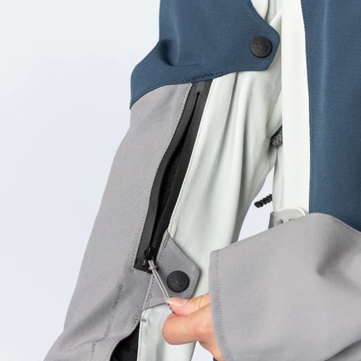 WOMEN'S LAMINATED JACKET IXS VENTURE-STX 1.0 X2-011605 BLUE-LIGHT GREY D2XL