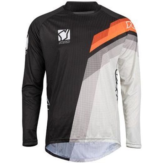 DETSKÝ MOTOKROSOVÝ DRES YOKO VIILEE ČIERNO / BIELY / ORANŽOVÉ XL