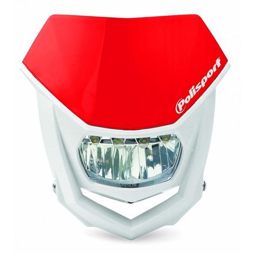 MASKA SO SVETLOM POLISPORT HALO LED 8667100006 ČERVENÁ CR04