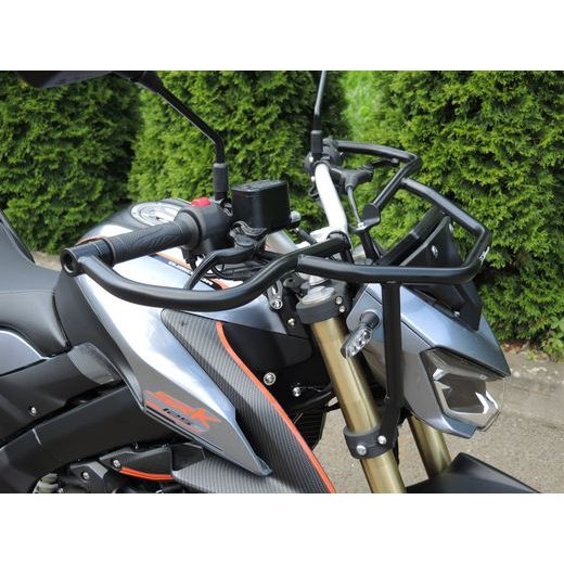 OCHRANA MOTORA RDMOTO CF187KD ČIERNA (HANDLEBARS FRAME) PRE QJMOTOR SRK 125 S 2023-2025, QJMOTOR SRK 125 R 2023-2025