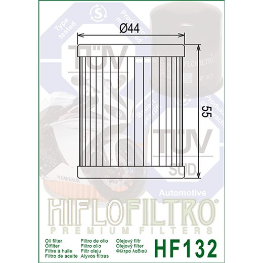 OLEJOVÝ FILTER HIFLOFILTRO HF132
