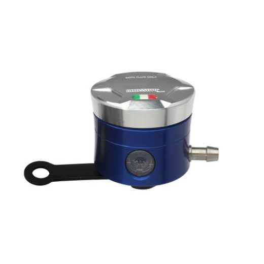 NÁDRŽKA NA BRZDOVÚ KVAPALINU ACCOSSATO CNC-WORKED STRAIGHT BRACKET INCLUDED STRIEBORNÁ