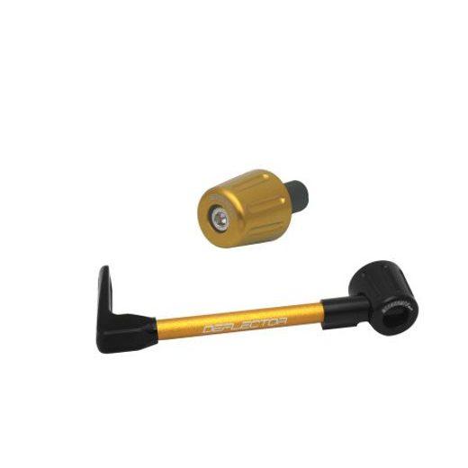 LEVER GUARD ACCOSSATO WITH GOLD HOSE AND JOINT LEFT, ALUMINIUM