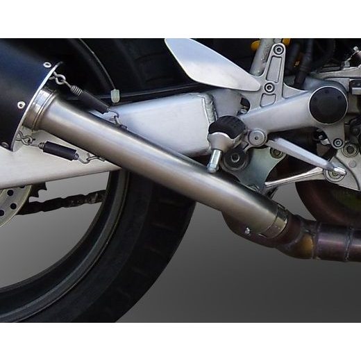 DVOJITÁ KONCOVKA VÝFUKU SLIP - ON GPR M3 H.28.M3.PP BRUSHED STAINLESS STEEL