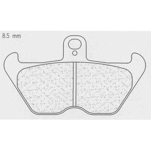 BRZDOVÉ OBLOŽENIE CL BRAKES 2430 XBK5