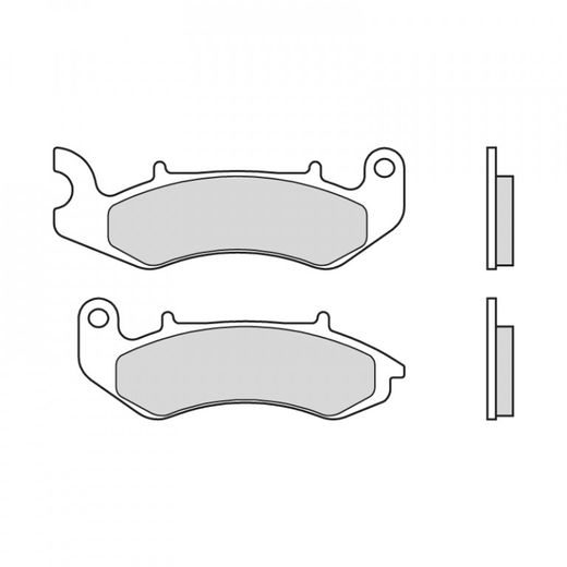 BRZDOVÉ OBLOŽENIE BREMBO 7115 CC SCOOTER