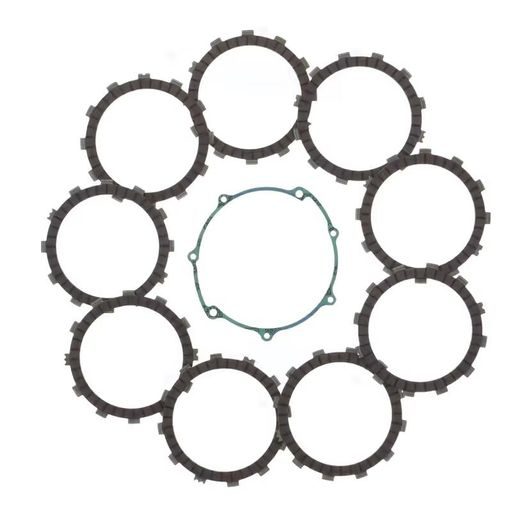 FRICTION PLATES KIT WITH CLUTCH COVER GASKET ATHENA P40230104