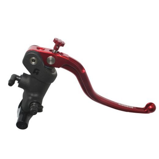 RADIAL BRAKE MASTER CYLINDER ACCOSSATO 19 X 20 WITH FIXED LEVER,RED
