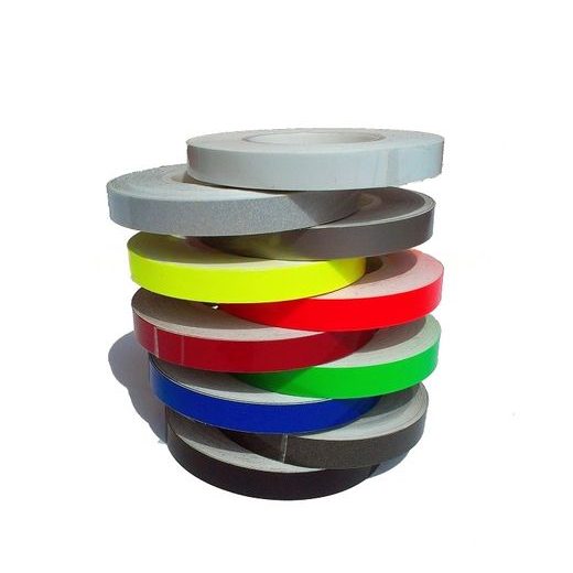 NEW LABEL MOTO PÁSKA NA KOLESÁ REFLEXNÁ BIELA