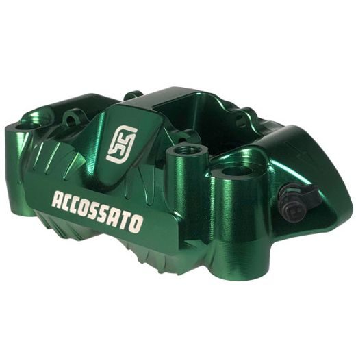 RADIAL BRAKE CALIPER ACCOSSATO PZ004 FORGED MONOBLOCK 108 MM DISTANCE WITH PISTONS IN ALUMINIUM