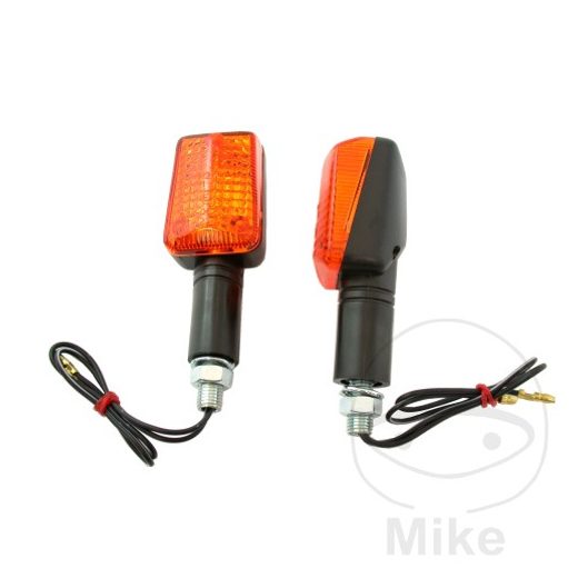 BLINKER JMP BL 0537 DLHÉ ČIERNA S ŽLTÝM SKLEM