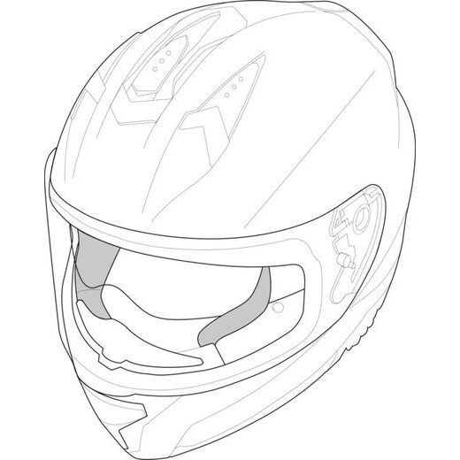 BOČNÁ VÝPLŇ PRILBY IXS RAPID 1.1 FF X1-390004-CHK L