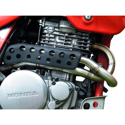 DECAT PIPE GPR CO.H.154.DEC BRUSHED STAINLESS STEEL PRE HONDA NX 650 DOMINATOR 1998-2001