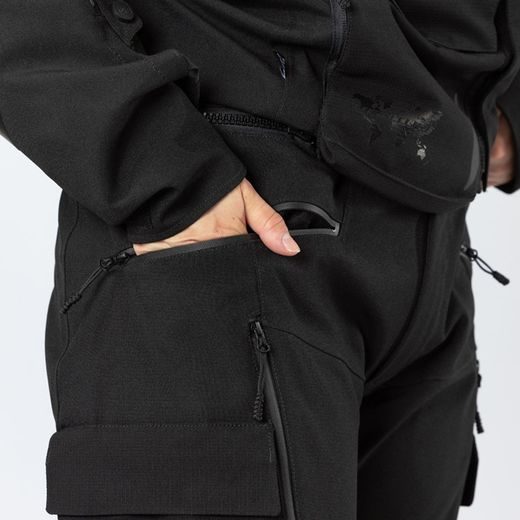 WOMEN'S LAMINATED PANTS IXS VENTURE-STX 1.0 X2-015605 ČIERNA D3XL