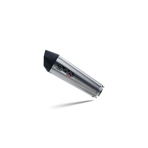DVOJITÁ KONCOVKA VÝFUKU SLIP - ON GPR NEW GRAND PRIX EVO TITANIUM K.158.GPAN.TO BRUSHED TITANIUM