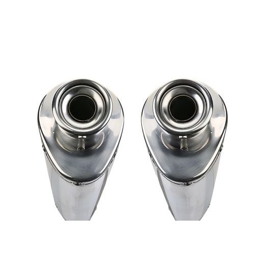 DVOJITÁ KONCOVKA VÝFUKU SLIP - ON GPR TRIOVAL Y.64.1.TRI LEŠTENÁ NEREZOVÁ OCEĽ