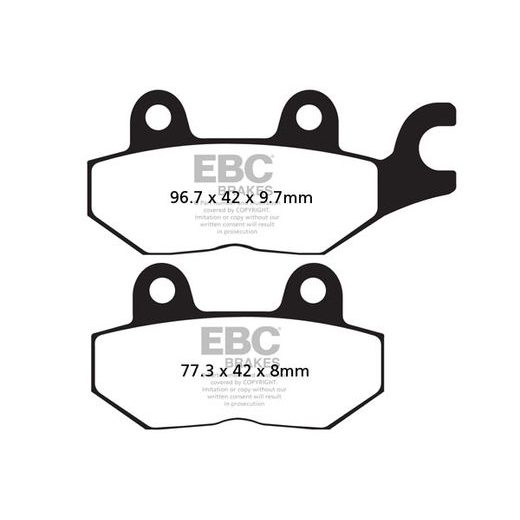 BRZDOVÉ OBLOŽENIE EBC FA215/2V