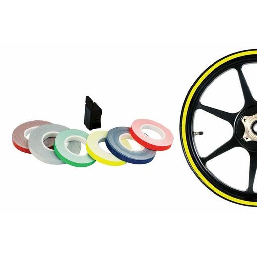 NEW LABEL MOTO PÁSKA NA KOLESÁ ŽLTÁ