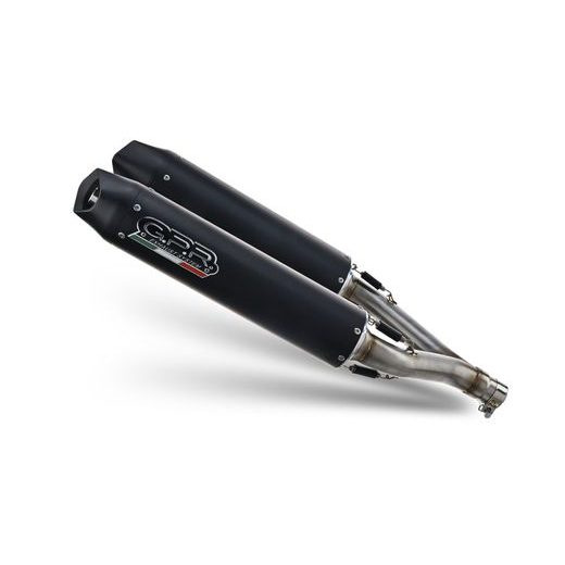 DVOJITÁ KONCOVKA VÝFUKU SLIP - ON GPR FURORE BMW.27.FUNE MATTE BLACK