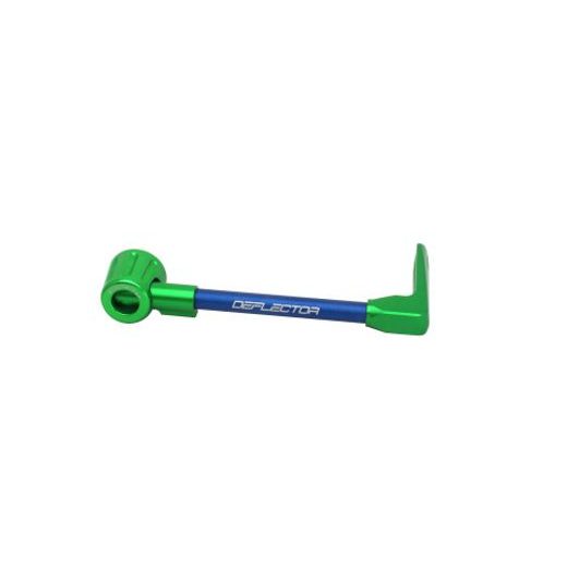 LEVER GUARD ACCOSSATO WITH BLUE HOSE AND JOINT RIGHT, ALUMINIUM