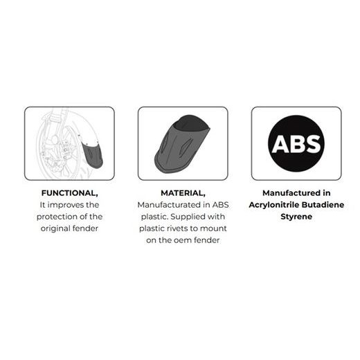 NÁSTAVEC PREDNÉHO BLATNÍKU PUIG 22871N ČIERNA