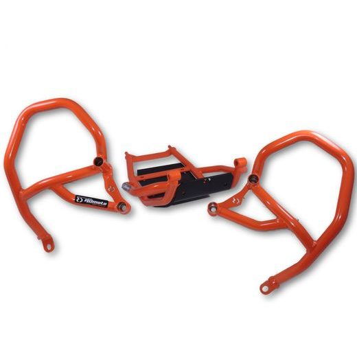 OCHRANA MOTORA RDMOTO CF124O ORANŽOVÁ HORNÝ + SPODNÝ