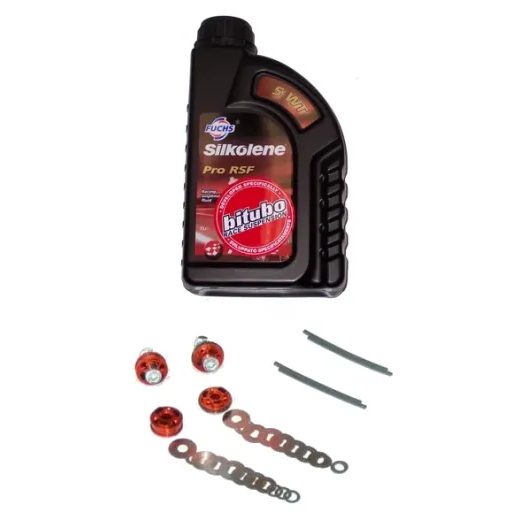 KIT FORK BITUBO KFORK REBOUND - COMPRESSION PISTONS, SHIMS (+1 LT. OIL)