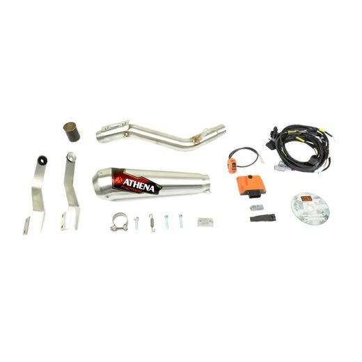 KIT STAGE1: POWER ECU AND COMPLETE EXHAUST SYSTEM ATHENA GK-GP1STAGE1-0028