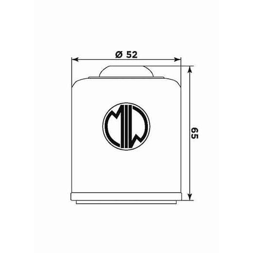 OLEJOVÝ FILTER MIW P5001 (ALT. HF183)
