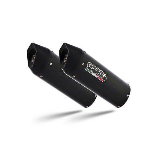 DVOJITÁ KONCOVKA VÝFUKU SLIP - ON GPR FURORE EVO4 E4.K.163.FNE4 MATTE BLACK