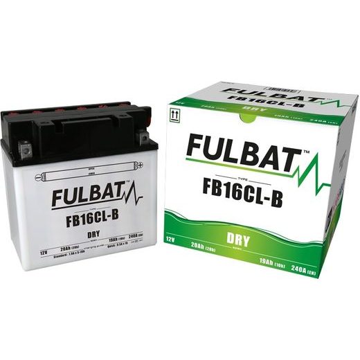 KONVENČNÝ AKUMULÁTOR ( S KYSELINOU) FULBAT FB16CL-B (YB16CL-B) VRÁTANE BALENIA KYSELINY