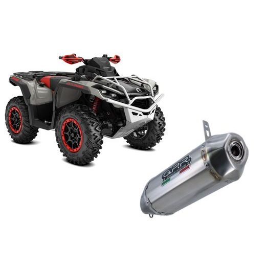 KONCOVKA VÝFUKU SLIP-ON GPR PENTACROSS INOX ATV.49.PENIO BRUSHED STAINLESS STEEL