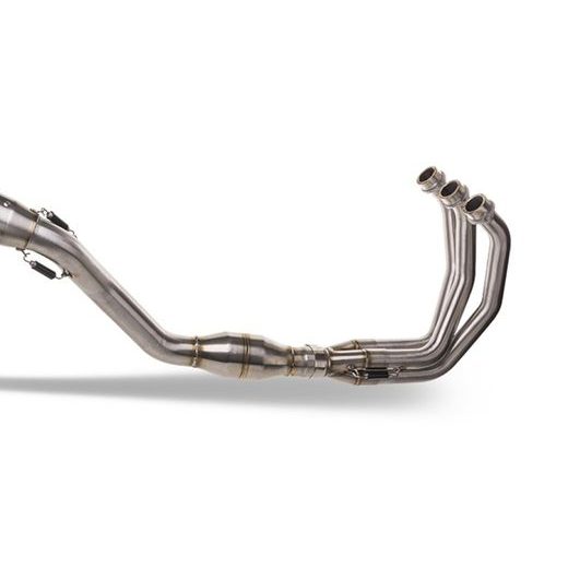 VÝFUK KOMPLETNÝ GPR DUAL E5.CO.Y.230.CAT.DUAL.IO BRUSHED STAINLESS STEEL INCLUDING REMOVABLE DB KILLER AND CATALYST